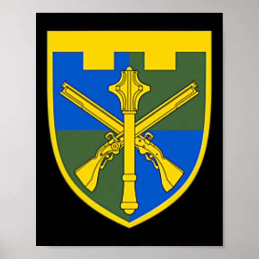 Territorialverteidigung der Ukraine Streitkräfte d Poster (Vorne)