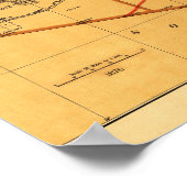 Territorium ArizonaPanoramakarteArizona Poster (Ecke)