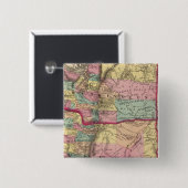 Territorium Oregon und Washington Button (Vorne & Hinten)
