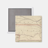 Territorium von Kansas und Ureinwohner der Amerika Magnet (Vorderseite/Rückseite)