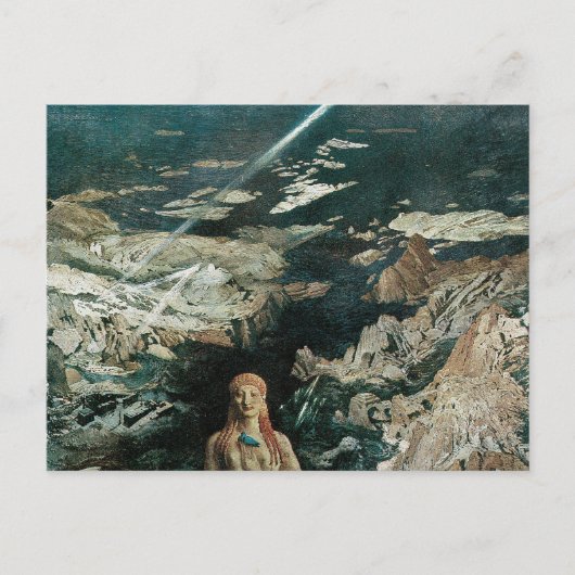 Terror Antiquus, 1908 von Leon Bakst Postkarte (Vorderseite)