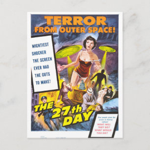 Terror aus dem Weltraum Postkarte