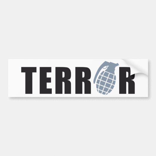 TERROR AUTOAUFKLEBER (Vorne)