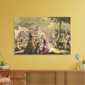 Terror der Peruaner während einer Eklipse des m Leinwanddruck (Insitu (Wohnzimmer))