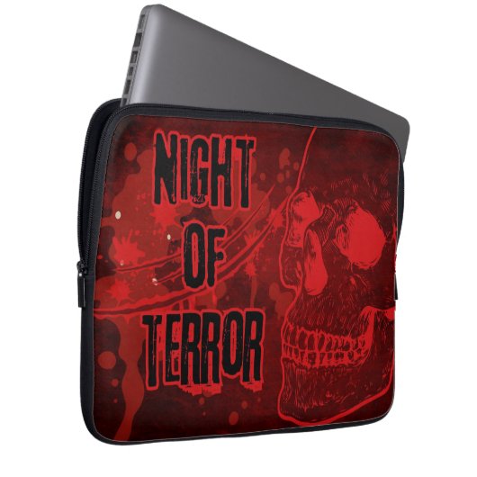 Terror Halloween Laptopschutzhülle (Vorne Rechts)
