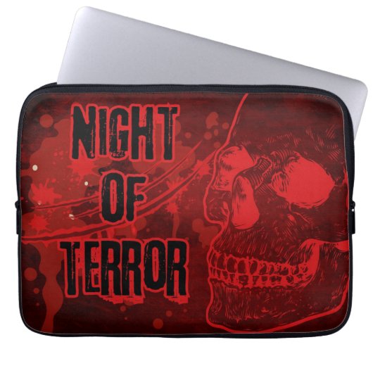 Terror Halloween Laptopschutzhülle (Vorderseite)