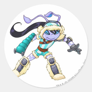 Terror Mountine Team Captain 2 Runder Aufkleber