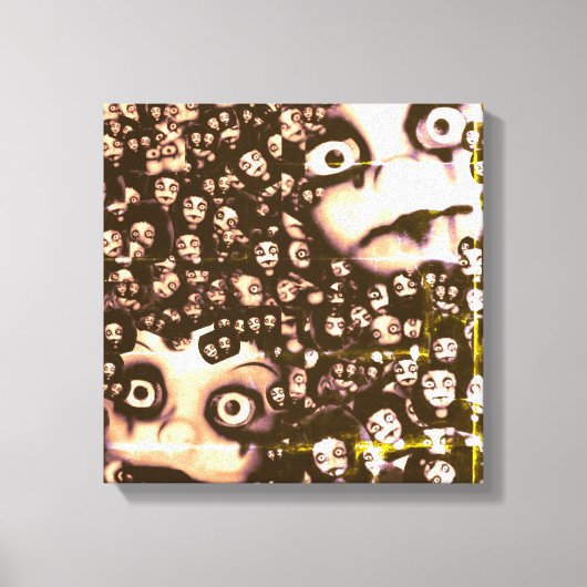 Terror twins,Haunted dolls picture canvas art Leinwanddruck (Vorderseite)