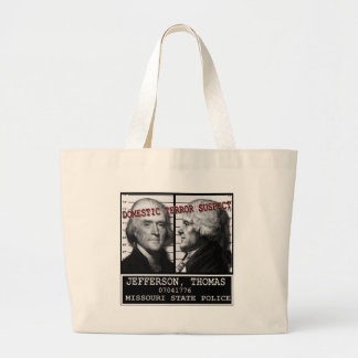 Terror-Verdächtig-Tasche Thomas Jefferson Jumbo Stoffbeutel