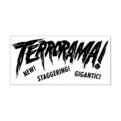 Terror! Vintager Horror Gummistempel (Prägung)
