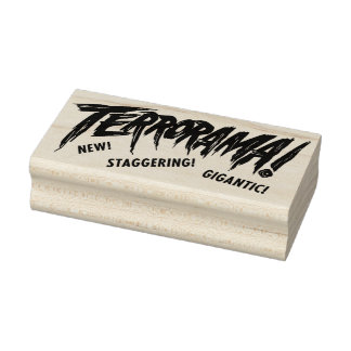 Terror! Vintager Horror Gummistempel