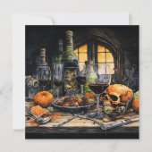 👻 🍷 "Terrors & Degings Event"! 🍷 👻 Halloween Einladung (Vorderseite)