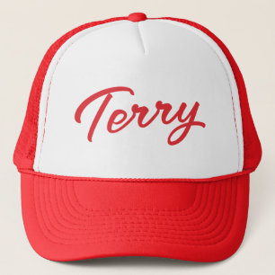 Terry Custom Red Truckerkappe