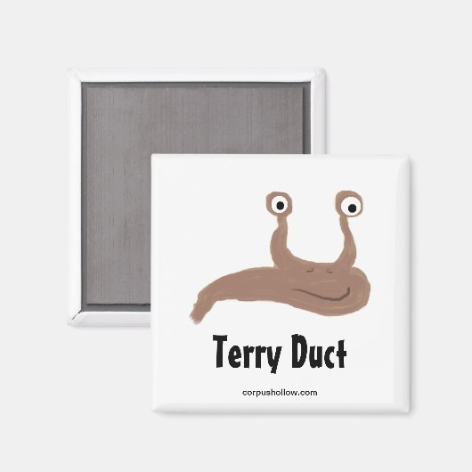 Terry Duct Magnet (Vorderseite/Rückseite)