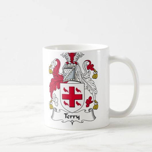Terry-Familienwappen Kaffeetasse (Rechts)