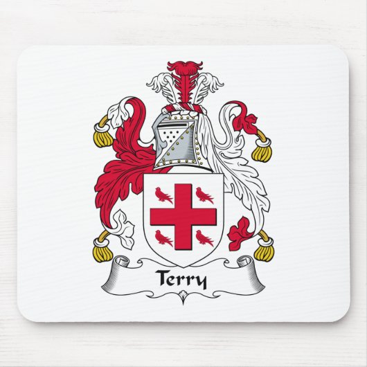 Terry-Familienwappen Mousepad (Vorne)