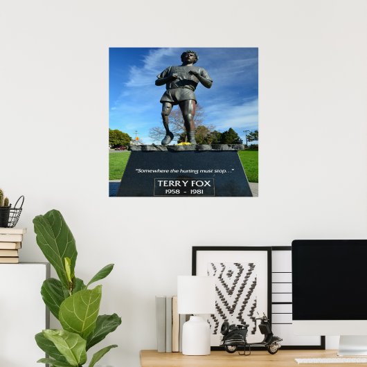 Terry Fox 24" x 24", Value Poster Paper (Matte) (Heimbüro)