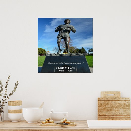 Terry Fox 24" x 24", Value Poster Paper (Matte) (Küche)