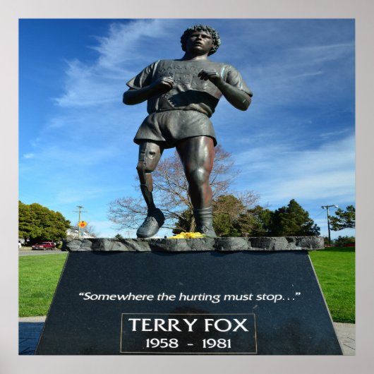 Terry Fox 24" x 24", Value Poster Paper (Matte) (Vorne)