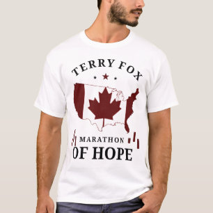 Terry Fox Marathon der Hoffnung Kanada Marathon de T-Shirt