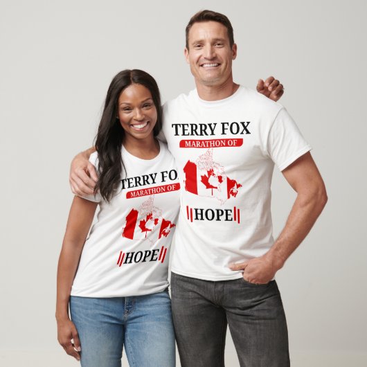 TERRY FOX MARATHON DER HOFFNUNG T-Shirt (Unisex)