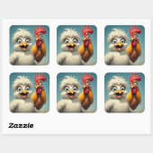 "Terry & Kay Silkie Chicken" Sticker Sheet (Blatt)