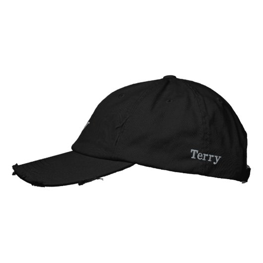"Terry" Männername bestickt, Bestickte Baseballkappe (Links)