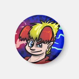 Terry Red und Blue Magnet