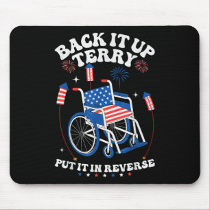 Terry zurücksetzen 4. Juli Rückwärts Terry  Mousepad