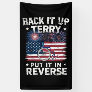 Terry zurücksetzen, Rückwärtsgang einlegen, Feuerw Banner