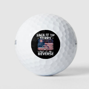 Terry zurücksetzen, Rückwärtsgang einlegen, Feuerw Golfball