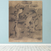 Tertiärgestalt Leinwanddruck (Insitu (Holzboden))