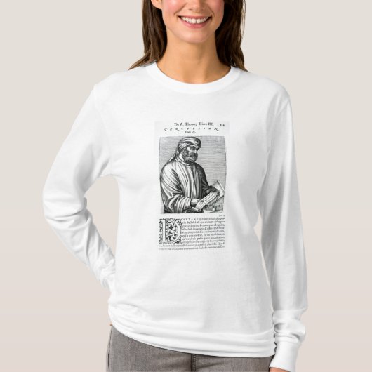 Tertullian, Illustration von Andre Thevets T-Shirt (Vorderseite)