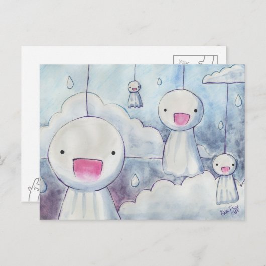 Teru Teru Postkarte (Vorne/Hinten)