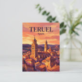 Teruel Spanien Postkarte (Stehend Vorderseite)