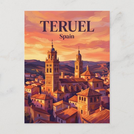 Teruel Spanien Postkarte (Vorderseite)