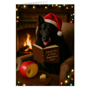 Tervuren 'Käse-Steuer' Weihnachtskarte
