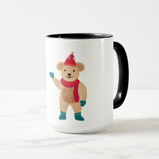 Tesco Pudbear komisches Weihnachtsbär Tasse