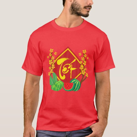 Teset Festival | Chuc Mung Nam Moi Vietnamese New  T-Shirt (Vorderseite)
