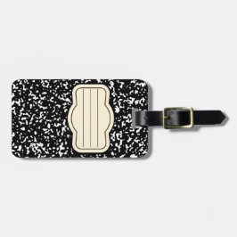 Tesimart | Komposition Notebook-Gepäckmarke Gepäckanhänger