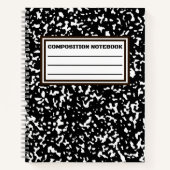 Tesimart | Komposition Notebook Spiral, breit gegl Notizblock (Vorderseite)