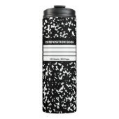 Tesimart | Komposition Notebook Thermal Tumbler Thermosbecher (Vorderseite)