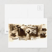 Tesla-Briefkopf Postkarte (Vorne/Hinten)