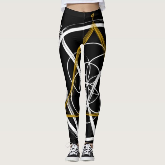 Tesla Code Leggings (Vorderseite)