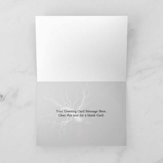 Tesla Coil arcing Karte (Innenseite)