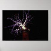Tesla Coil arcing Poster (Vorne)