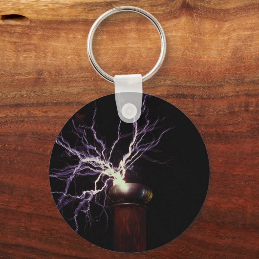 Tesla Coil arcing Schlüsselanhänger (Vorderseite)