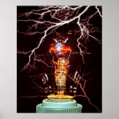 TESLA COIL LIGHT BULB POSTER (Vorne)