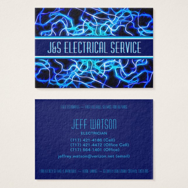 Tesla Coil Lightning Electrician Zuhause Automatio (Vorne & Hinten)