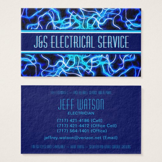 Tesla Coil Lightning Electrician Zuhause Automatio (Vorne & Hinten)